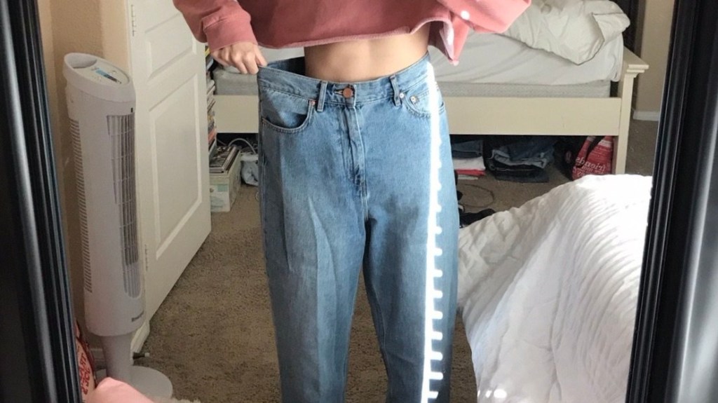 DIY: downsize/alter jean&nbsp;waist